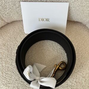 Dior Women's Strap Black with Gold Hardware